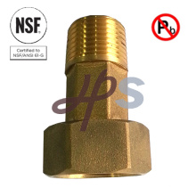 NSF-61 Acoplamiento de medidor de agua de latón o bronce sin plomo